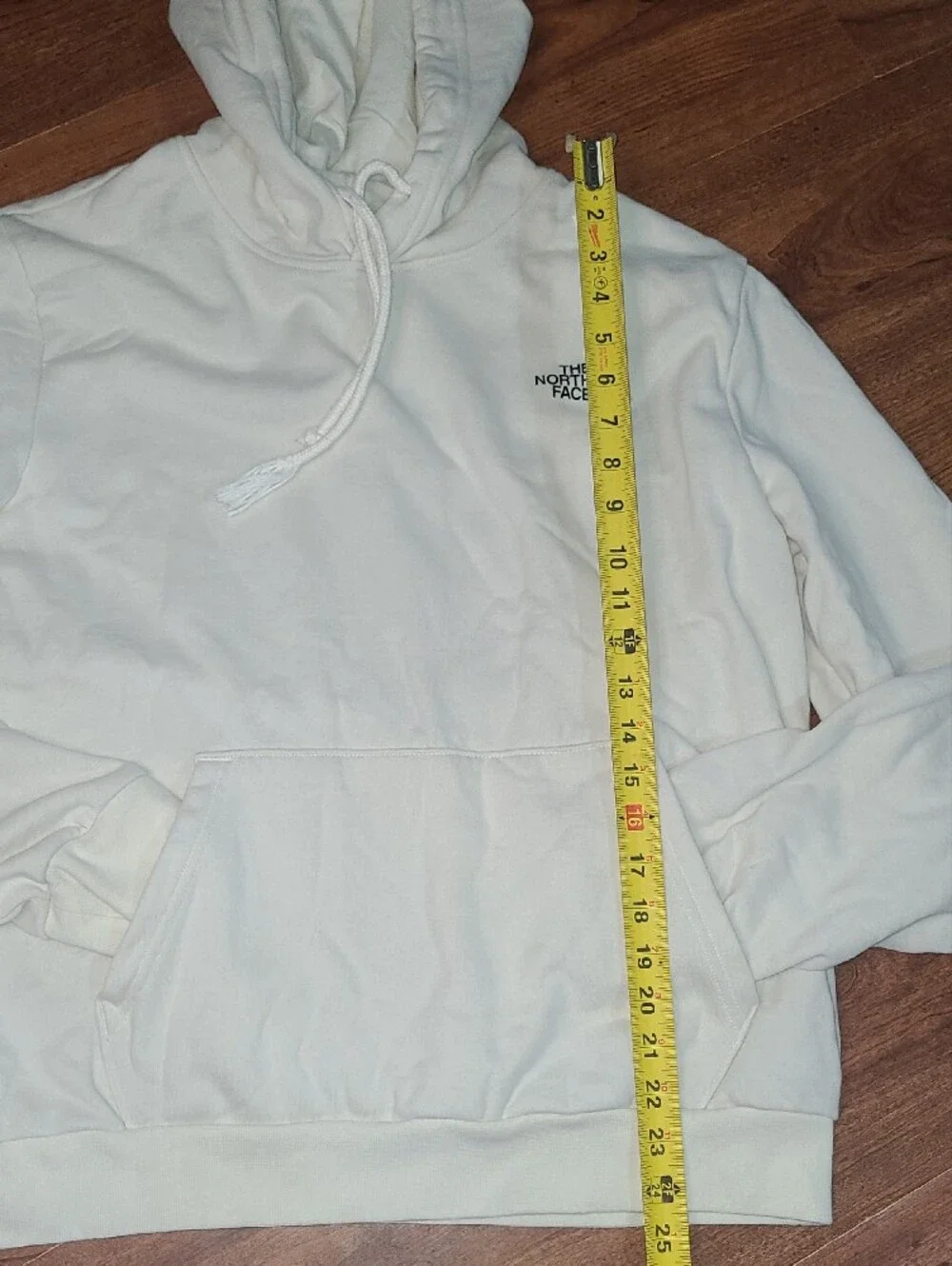 The North Face Men's Cream Crewneck Hoodie Sweatshirt Size Large